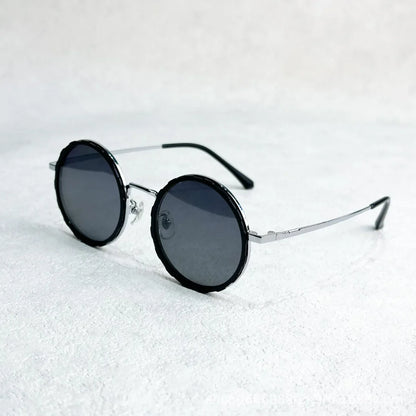 Black Aura 1-9 Gears Lens Filter Adjustable Rounded Tint Sunglasses